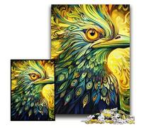 Puzzle Green Sparrow da 1000 pezzi per adulti, rompicapo impegnativo per adolescenti, divertente serata di giochi in famiglia, dimensioni 26x38cm.
