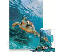 Puzzle "Guardiano degli Oceani" da 1000 pezzi per adulti, ideale come regalo, per stimolare la creatività, per il tempo libero e il divertimento Dimensioni 38x26cm