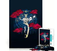 Puzzle "Guardiano della Luna Mistica" per adulti, 1000 pezzi, gioco di logica e rilassante, decorazione murale di alta qualità (50x75cm)