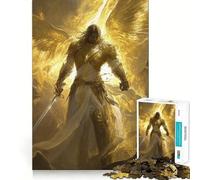 Puzzle Guerriero Angelico da 1000 pezzi,gioco cognitivo divertente,taglio di alta precisione, alleviare lo stress (50x75cm)