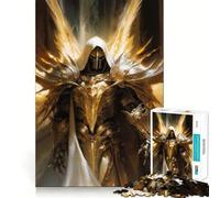 Puzzle Guerriero della Luce per adulti,1000 pezzi,gioco stimolante per la mente,struttura ad incastro precisa,facile da imparare,divertimento per tutta la famiglia (50x75cm)