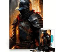 Puzzle "Guerriero dell'Oscurità" da 1000 pezzi,gioco per lo sviluppo delle capacità cognitive,superficie liscia e priva di sbavature,attività rilassante di gruppo al chiuso (38x52cm)