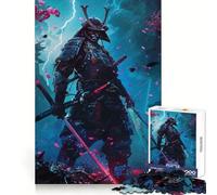 Puzzle "Guerriero Samurai nella Tempesta" per adolescenti, 1000 pezzi, gioco per allenare la mente, design rilassante, assemblaggio, sorpresa di Natale (38x52cm)