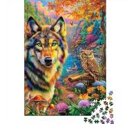 Puzzle Gufo 1000 Pezzi Per Adulti E Bambini, Giochi Stimolanti Per Tutta La Famiglia, 70x50cm/1000pcs