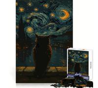 Puzzle "Gufo sotto un cielo stellato" per adulti, 1000 pezzi, rompicapo rilassante, immagine da assemblare, regalo di Natale (38x52cm)