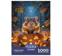 Puzzle Guinea Pig Con 1000 Pezzi Per Adulti,Jack - O'- Lanterns Gioco Diabilità Impossibile Puzzle Arte Gioco Intellettivo Familiare Regalo Per Amore E Amico 38x26cm/1000pcs