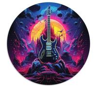 Puzzle Guitars 1000 Pezzi in cartone Per Adulti Antistress Rompicapo Fantasy Background Guitar Regalo Per Adulti 1000pcs (67.5x67.5cm)
