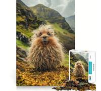Puzzle Haggis Scozzese Selvaggio 1000 pezzi Gioco di Logica e Pensiero Esercitante Taglio Artigianale Momento di Tranquillità Esercizio Mentale da Fare a Casa (38x26cm)