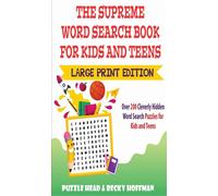 Puzzle Head Bec The Supreme Word Search Book for Kids and Teens - La (Tascabile)