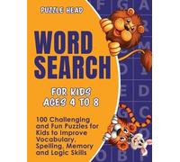 Puzzle Head Word Search for Kids Ages 4 to 8 (Tascabile)