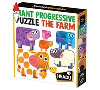 PUZZLE HEADU GIANT PROGRESSIVE PUZZLE THE FARM