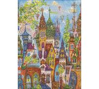 Puzzle HEYE Archi Rossi: Villaggio Magico 1000 Pezzi