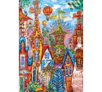 Puzzle Heye - Villaggio Incantevole: Porta Azzurra 500 pezzi