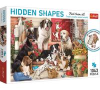 Puzzle HIDDEN SHAPES: divertimento canino
