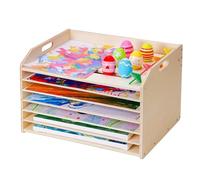 Puzzle Holder Rack, Adjustable Display Shelf, Puzzle Storage Organizer 38,4 x 29,7 x 25,2 cm for Modern Art Professional Home Supplies Daily Repair Kit Modern House Accessory Unit Home Decor Interior