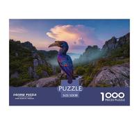 Puzzle Hornbill 1000 Pezzi Per Adulti, Gioco Per Tutta La Famiglia, Gioco Educativo Rompicapo Con Stone Forest Plants, Regalo Compleanno 52x38cm/1000pcs