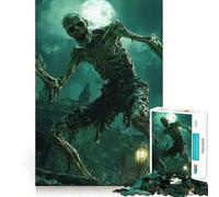 Puzzle horror per adulti da 1000 pezzi,gioco di memoria divertente con componenti robusti e ben definiti, alleviare lo stress (38x26cm)