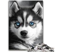Puzzle Husky Bianco per Adolescenti 2000 Puzzle, Passatempo per le Vacanze a Casa Ogni Pezzo è Unico - Gioco Divertente e Sfidante per la Famiglia (70X100cm)