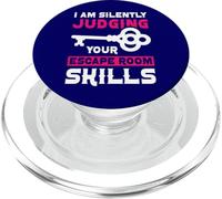 Puzzle I Am Silently Judging Your Escape Room Giochi di abilità PopSockets PopGrip per MagSafe