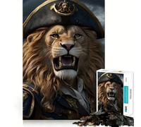 Puzzle "I Pirati del Leone Arrabbiato" da 1000 pezzi,gioco di concentrazione mentale,taglio di precisione,bordi lisci,gioco significativo per costruire connessioni (50x75cm)
