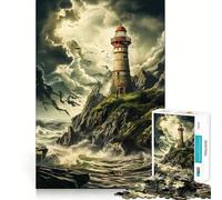 Puzzle "I segreti del vecchio faro" da 1000 pezzi per adulti, un gioco stimolante per la mente, un'opera d'arte da collezione 38x52cm