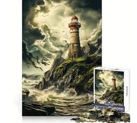 Puzzle "I segreti del vecchio faro" da 1000 pezzi per adulti, un gioco stimolante per la mente, un'opera d'arte da collezione 38x52cm