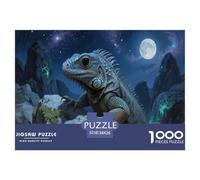 Puzzle Iguana Rettile selvatico Artee Jigsaw Family Game Genitore-Figlio Attivit Animale Di Artework 1000 Pezzi Artee Per Adulti E Bambini 38x26cm/1000pcs