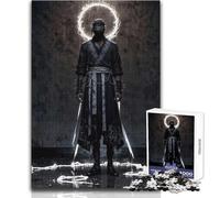 Puzzle "Il boia bendato" - "Il guerriero del giudizio divino" da 1000 pezzi per adolescenti,gioco divertente per lo sviluppo cognitivo,regalo speciale per una celebrazione premurosa,dimensioni 50x75cm