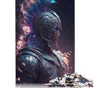 Puzzle "Il cavaliere del futuro", decorazione unica per la casa, puzzle in cartone riciclato al 100%, regalo per adulti e bambini, 1000 pezzi (26x38 cm)
