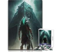 Puzzle "Il Cavaliere di Smeraldo" da 1000 pezzi per adolescenti, gioco educativo per lo sviluppo delle competenze, regalo perfetto per momenti speciali, dimensioni 38x52cm