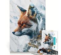 Puzzle Il Dominio Mistico della Volpe da 1000 pezzi per adolescenti migliora la memoria, rilassante e divertente, con bordi netti, 50x75cm