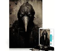 Puzzle "Il Dottore della Peste" da 1000 pezzi per adulti, ideale per stimolare la memoria, per momenti di relax e per assemblare immagini artistiche 38x26cm