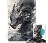 Puzzle "Il Drago dell'Ovest" da 1000 pezzi per adulti, gioco intelligente per interni, taglio preciso, regalo perfetto 50x75cm