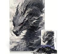Puzzle "Il Drago dell'Ovest" da 1000 pezzi per adulti, gioco intelligente per interni, taglio preciso, regalo perfetto 50x75cm