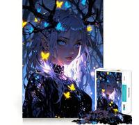 Puzzle "Il fascino della notte" per adolescenti,1000 pezzi,gioco di abilità mentale,taglio laser per un incastro perfetto,momento di tranquillità,esercizio mentale a casa (38x26cm)