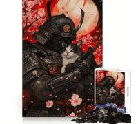 Puzzle "Il fedele compagno del samurai" per adulti, 1000 pezzi, gioco di logica, svago, taglio perfetto, regalo creativo (50x75cm)