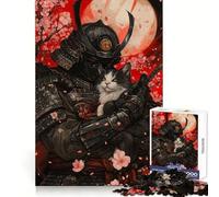 Puzzle "Il fedele compagno del samurai" per adulti, 1000 pezzi, gioco di logica, svago, taglio perfetto, regalo creativo (38x26cm)
