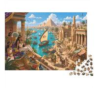 Puzzle Il fiume Nilo nell'antico Egitto 1000 Pezzi, Sfida per Adulti
