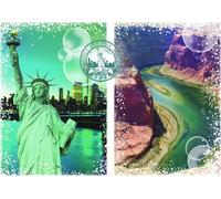 Puzzle Il giro del mondo: Stati Uniti d'America 2000 pezzi