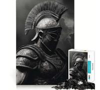 Puzzle "Il Grande Guerriero Spartano" per adulti, 1000 pezzi, gioco stimolante per la mente, divertente e rilassante, con tagli precisi, decorazione da parete 50x75cm