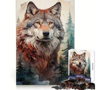 Puzzle "Il Lupo e il Selvaggio" da 1000 pezzi per adulti, gioco intelligente per interni, taglio preciso, regalo perfetto 50x75cm