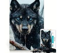 Puzzle "Il Lupo Invernale" da 1000 pezzi per ragazzi, gioco di logica, momento di relax, design di qualità, regalo perfetto 38x52cm