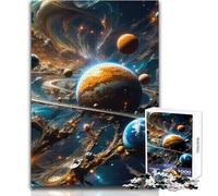 Puzzle "Il mistero dell'universo" da 1000 pezzi, divertente gioco per lo sviluppo cognitivo, speciale regalo di festa premuroso, dimensioni 38x52cm