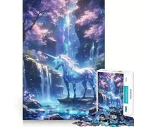 Puzzle "Il mondo degli unicorni" da 1000 pezzi gioco cognitivo divertente con componenti robusti e ben rifiniti,ideale per momenti di relax e allenamento mentale a casa (38x52cm)
