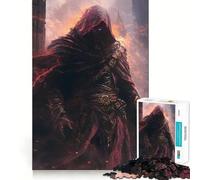 Puzzle "Il Negromante della Porta Nera" da 1000 pezzi per adulti, stimola la memoria, ideale per momenti di relax, con immagini da assemblare e opere d'arte 38x26cm
