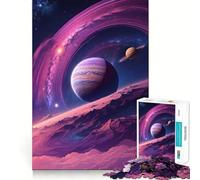 Puzzle "Il Pianeta Viola" da 1000 pezzi per adulti, gioco di logica e relax, taglio preciso, regalo prezioso 38x26cm