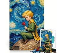 Puzzle Il Piccolo Principe con Rosa, 1000 pezzi, per ragazzi, ideale per il tempo libero a casa, con bordi precisi 50x75cm