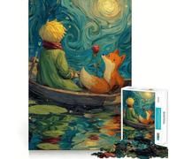Puzzle "Il Piccolo Principe e la Volpe" da 1000 pezzi per ragazzi, gioco di logica, momento di relax, design di qualità, regalo perfetto 50x75cm