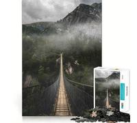 Puzzle "Il Ponte" per ragazzi, 1000 pezzi, puro gioco di logica, tranquillo, pulito, decorazione da parete 38x26cm