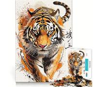 Puzzle "Il Potere del Predatore" da 1000 pezzi per adulti, gioco di logica e relax, taglio preciso, regalo prezioso 50x75cm